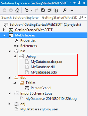 Build the Database Project to create a dacpac